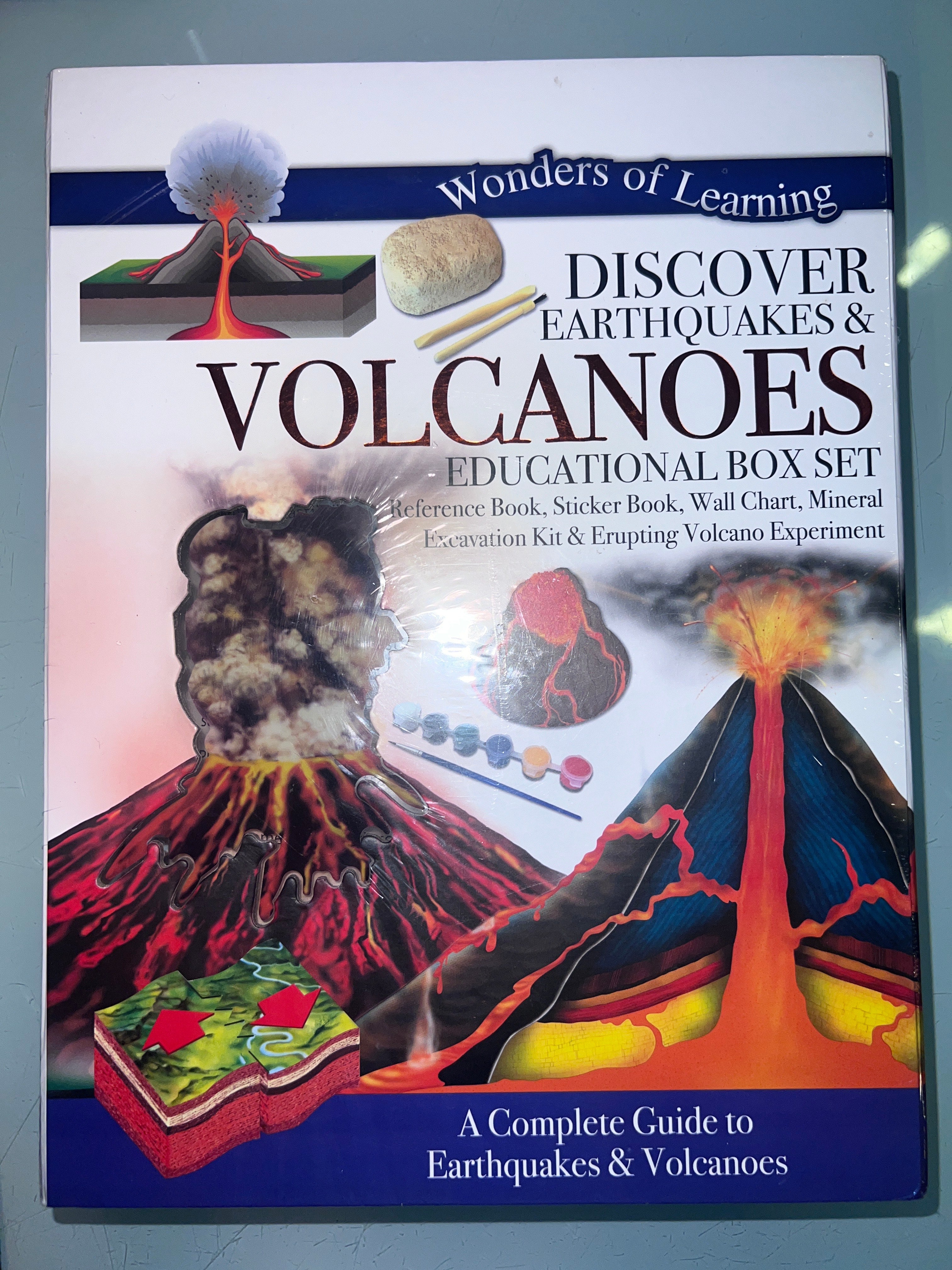 Volcanoes educational box set Volcanoes educational box set